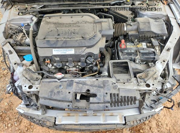 1HGCR3F06GA032016 2016 HONDA ACCORD Серебряный Вид задней части салона
