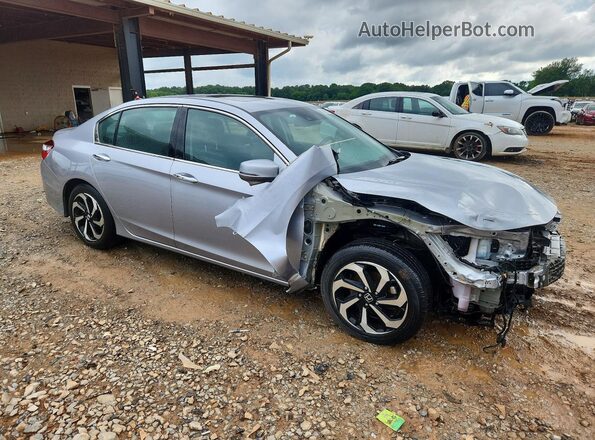 1HGCR3F06GA032016 2016 HONDA ACCORD Серебряный Передняя правая четверть