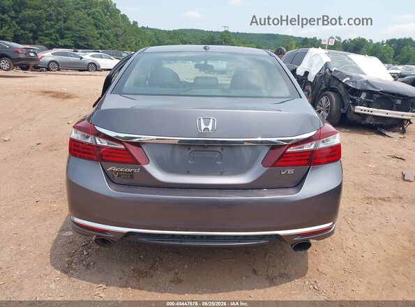 1HGCR3F80GA016707 2016 HONDA ACCORD Gray 