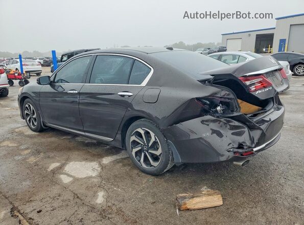 1HGCR3F80HA027062 2017 HONDA ACCORD Black Tył lewy