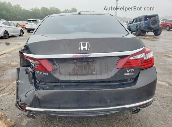 1HGCR3F80HA027062 2017 HONDA ACCORD Black Widok z tyłu