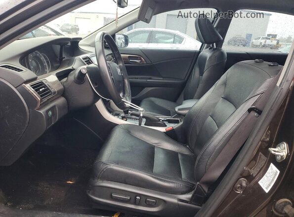 1HGCR3F80HA027062 2017 HONDA ACCORD Black Widok wnętrza z przodu