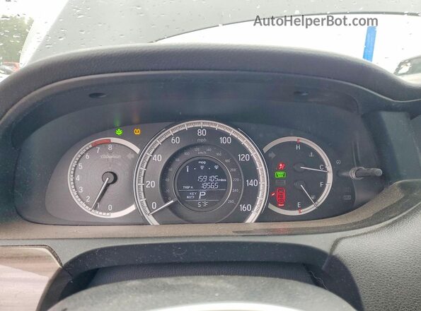 1HGCR3F80HA027062 2017 HONDA ACCORD Black Widok zestawu wskaźników