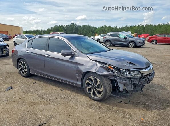 1HGCR3F81GA002895 2016 HONDA ACCORD Gray წინა მარჯვენა