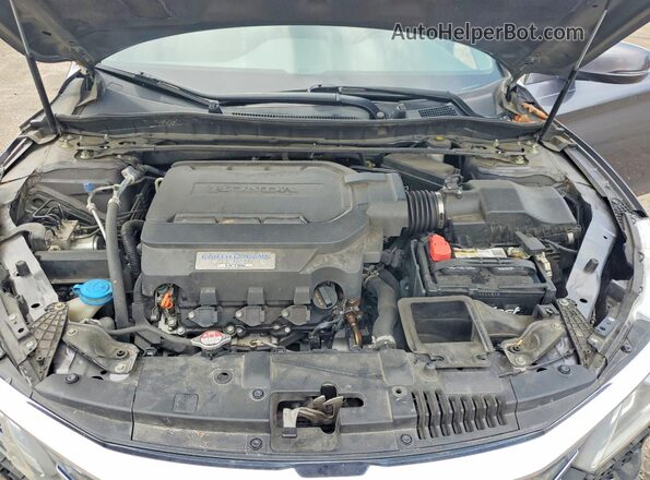 1HGCR3F81GA002895 2016 HONDA ACCORD Gray უკანა სალონის ხედი