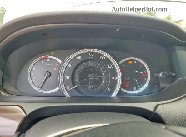 1HGCR3F81GA002895 2016 HONDA ACCORD Gray ხელსაწყოთა პანელის ხედი