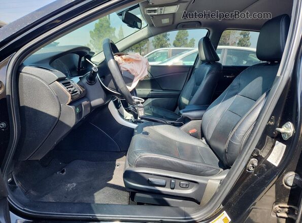 1HGCR3F81GA008258 2016 HONDA ACCORD Black Vista interior delantera