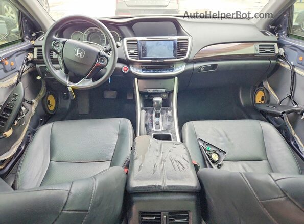 1HGCR3F81GA009698 2016 HONDA ACCORD Gray Dashboard view