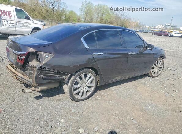 1HGCR3F82HA004155 2017 HONDA ACCORD Коричневый 