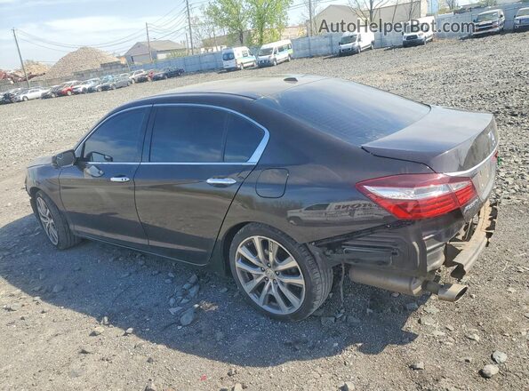 1HGCR3F82HA004155 2017 HONDA ACCORD Коричневый 
