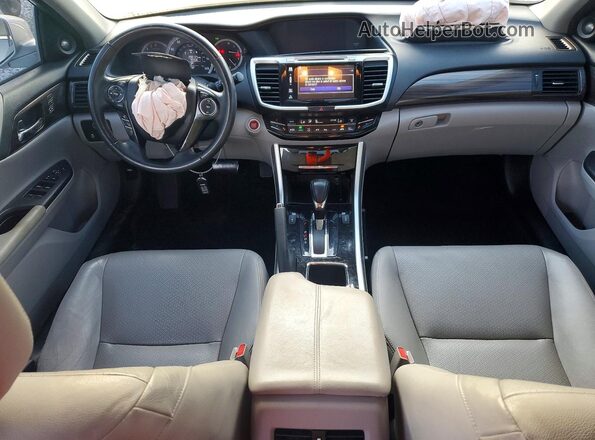 1HGCR3F83HA010045 2017 HONDA ACCORD Silver Առջևի վահանակի տեսք