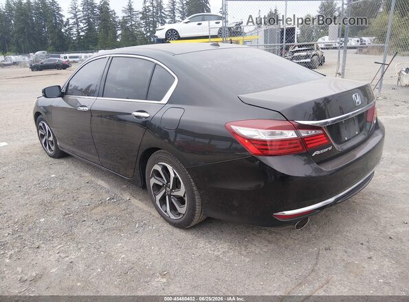 1HGCR3F84GA005161 2016 HONDA ACCORD Black Rear left