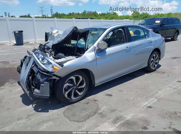1HGCR3F85HA016025 2017 HONDA ACCORD Silver წინა მარცხენა ხედი სამი მეოთხედიდან