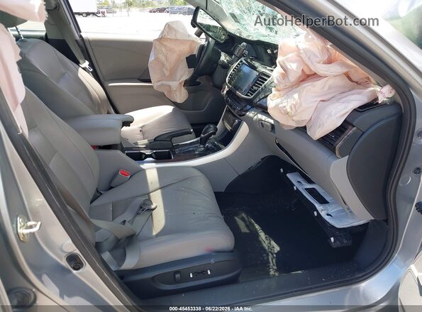 1HGCR3F85HA016025 2017 HONDA ACCORD Silver წინა სალონის ხედი