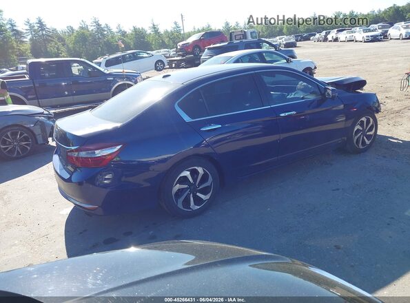 1HGCR3F85HA020706 2017 HONDA ACCORD Blue Հետևի աջ