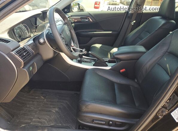 1HGCR3F86HA033237 2017 HONDA ACCORD Black Front interior view