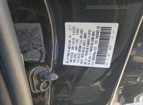1HGCR3F86HA033237 2017 HONDA ACCORD Black Engine compartment view