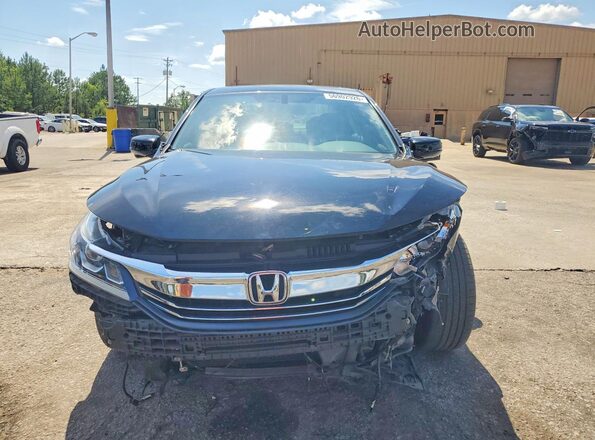 1HGCR3F86HA033237 2017 HONDA ACCORD Black Front view