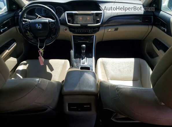 1HGCR3F87GA001346 2016 HONDA ACCORD White Առջևի վահանակի տեսք