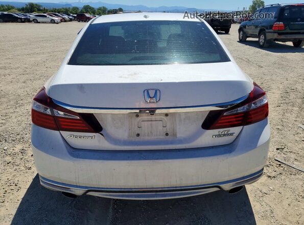 1HGCR3F87GA001346 2016 HONDA ACCORD White Հետևի տեսք