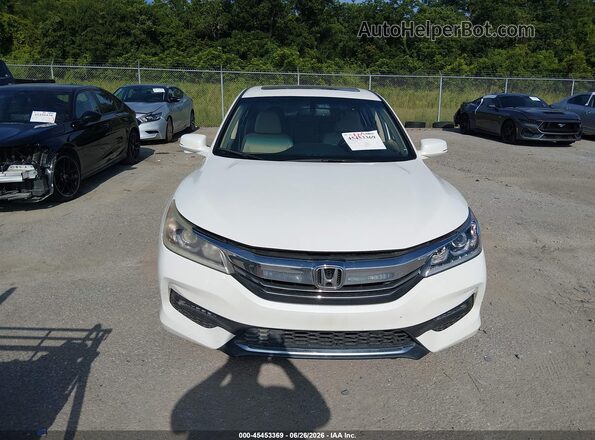 1HGCR3F87GA019538 2016 HONDA ACCORD White Սարքավորումների վահանակի տեսք