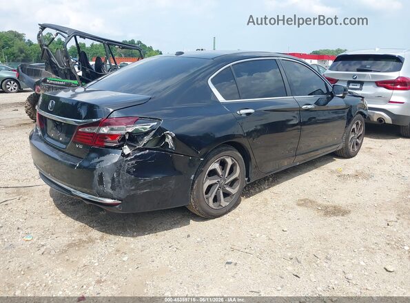 1HGCR3F87GA034704 2016 HONDA ACCORD Black უკანა მარჯვენა