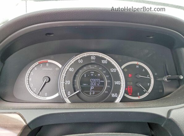 1HGCR3F89GA000473 2016 HONDA ACCORD White Widok zestawu wskaźników