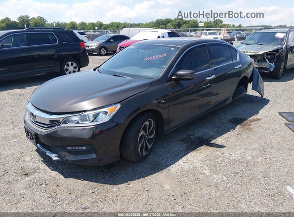 1HGCR3F89HA026671 2017 HONDA ACCORD Brown Front left