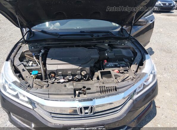 1HGCR3F89HA026671 2017 HONDA ACCORD Brown Rear view