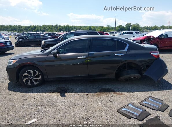 1HGCR3F89HA026671 2017 HONDA ACCORD Brown Rear interior view