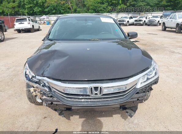 1HGCR3F8XGA024197 2016 HONDA ACCORD Коричневый Вид задней части салона