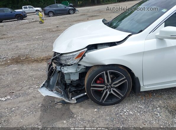 1HGCR3F92GA027782 2016 HONDA ACCORD White Դիմացի տեսք