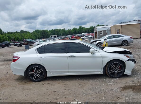 1HGCR3F92GA027782 2016 HONDA ACCORD White Սալոնի հետևի տեսք