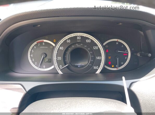 1HGCR3F93GA012529 2016 HONDA ACCORD Черный Вид задних сидений