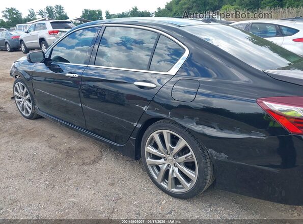 1HGCR3F93GA012529 2016 HONDA ACCORD Черный Вид спереди