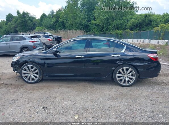 1HGCR3F93GA012529 2016 HONDA ACCORD Черный Панорамный вид салона 360°