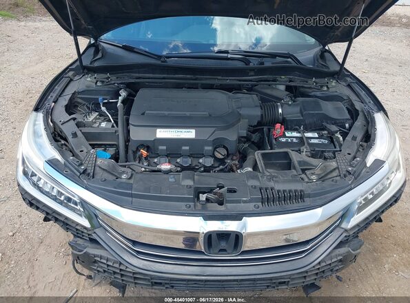 1HGCR3F93GA012529 2016 HONDA ACCORD Черный Вид сзади