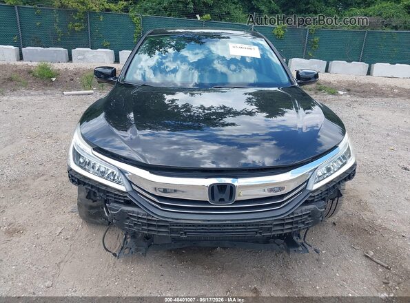 1HGCR3F93GA012529 2016 HONDA ACCORD Черный Вид щитка приборов