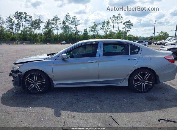 1HGCR3F93GA019609 2016 HONDA ACCORD Серебряный 