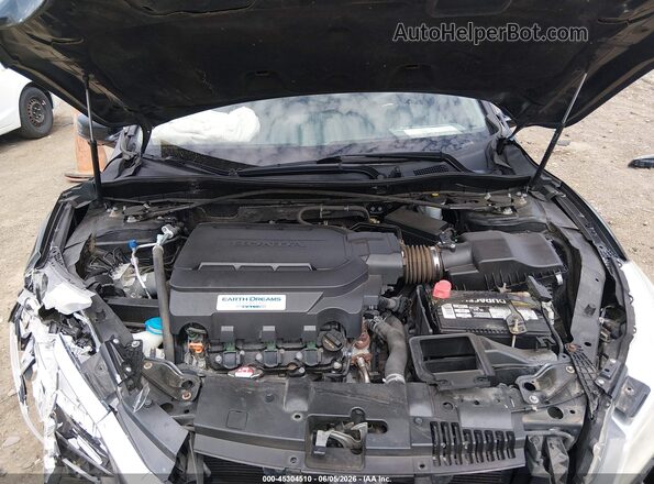 1HGCR3F96HA044991 2017 HONDA ACCORD Black Rear view