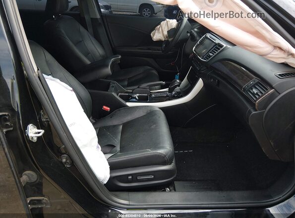 1HGCR3F96HA044991 2017 HONDA ACCORD Black Front interior view