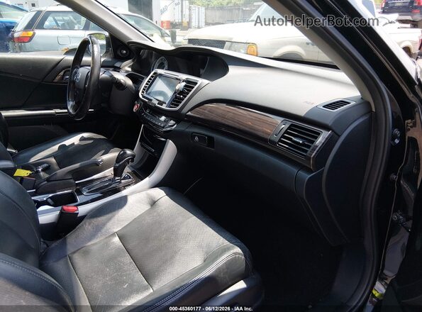 1HGCR3F97GA014221 2016 HONDA ACCORD Black Սալոնի դիմացի տեսք