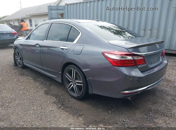 1HGCR3F99HA045522 2017 HONDA ACCORD Gray უკანა მარცხენა