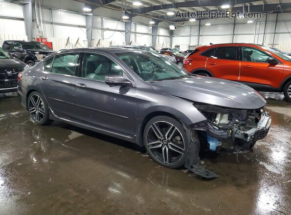1HGCR3F9XHA045349 2017 HONDA ACCORD Серый 