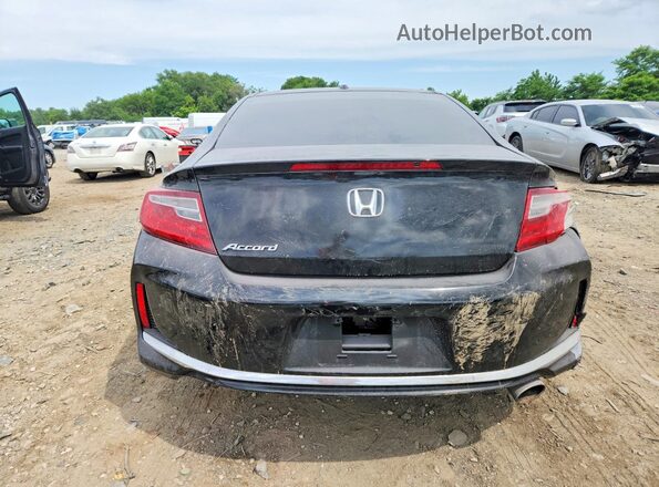 1HGCT1B54GA005033 2016 HONDA ACCORD Black უკანა ხედი