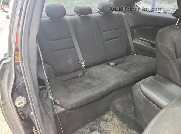1HGCT1B54GA005033 2016 HONDA ACCORD Black უკანა სავარძლების ხედი
