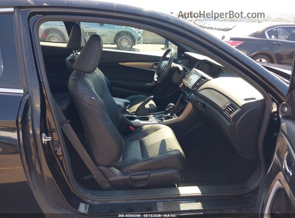1HGCT1B68GA008364 2016 HONDA ACCORD Черный Вид салона спереди