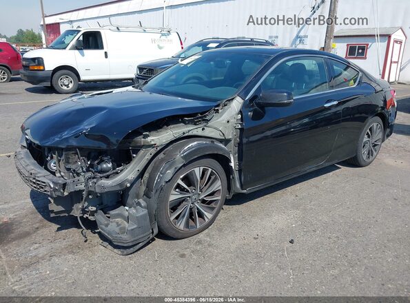 1HGCT1B68GA008364 2016 HONDA ACCORD Черный Передняя левая четверть