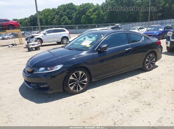 1HGCT1B71GA007145 2016 HONDA ACCORD Black Przód lewy