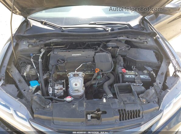 1HGCT1B71GA007145 2016 HONDA ACCORD Black Widok z tyłu